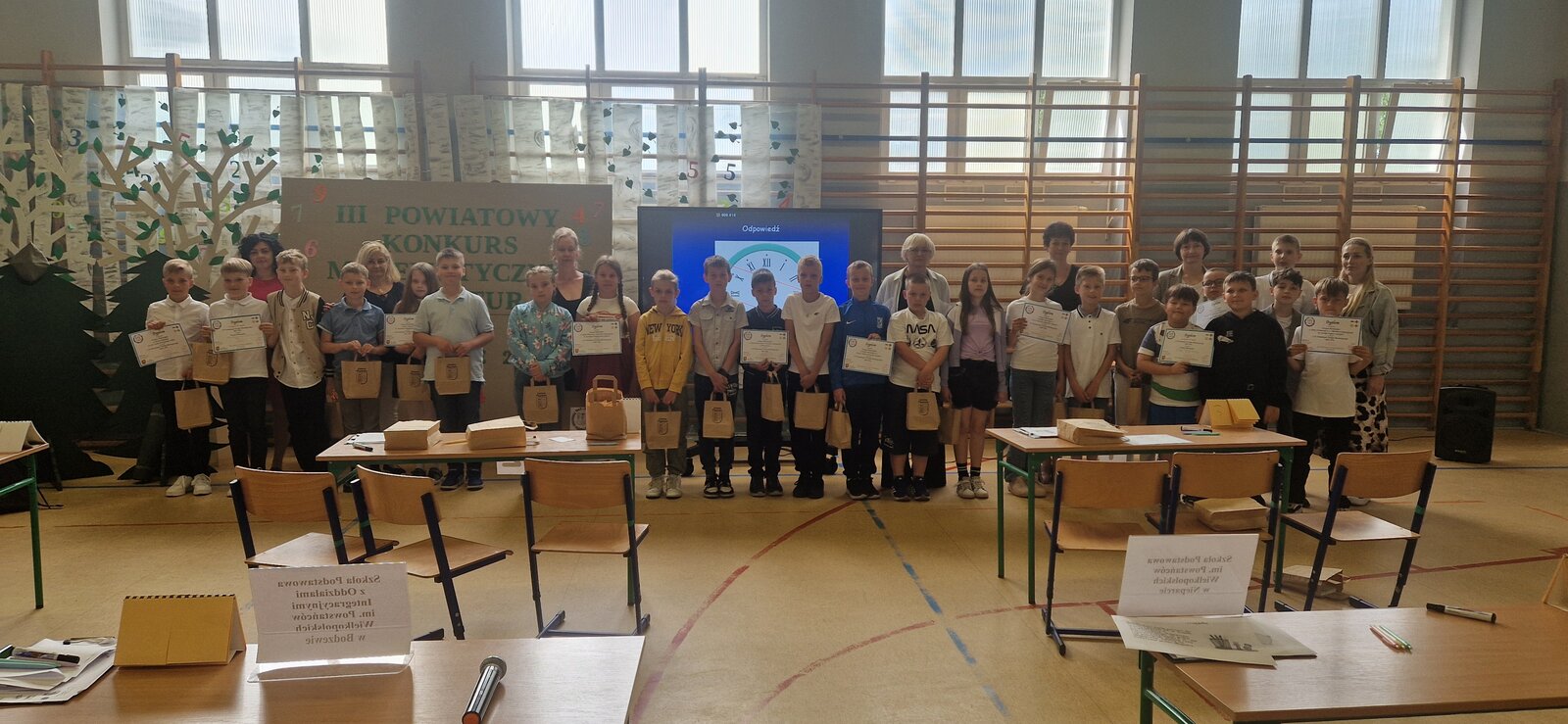 III Powiatowy Turniej Matematyczny MAT-TUR o tytuł „Najlepszej Drużyny Matematyków”
